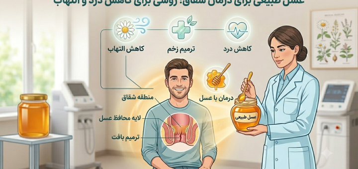 درمان شقاق مقعد با عسل؛ روش کمکی برای کاهش درد و التهاب